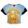 cheese phone [crop top]